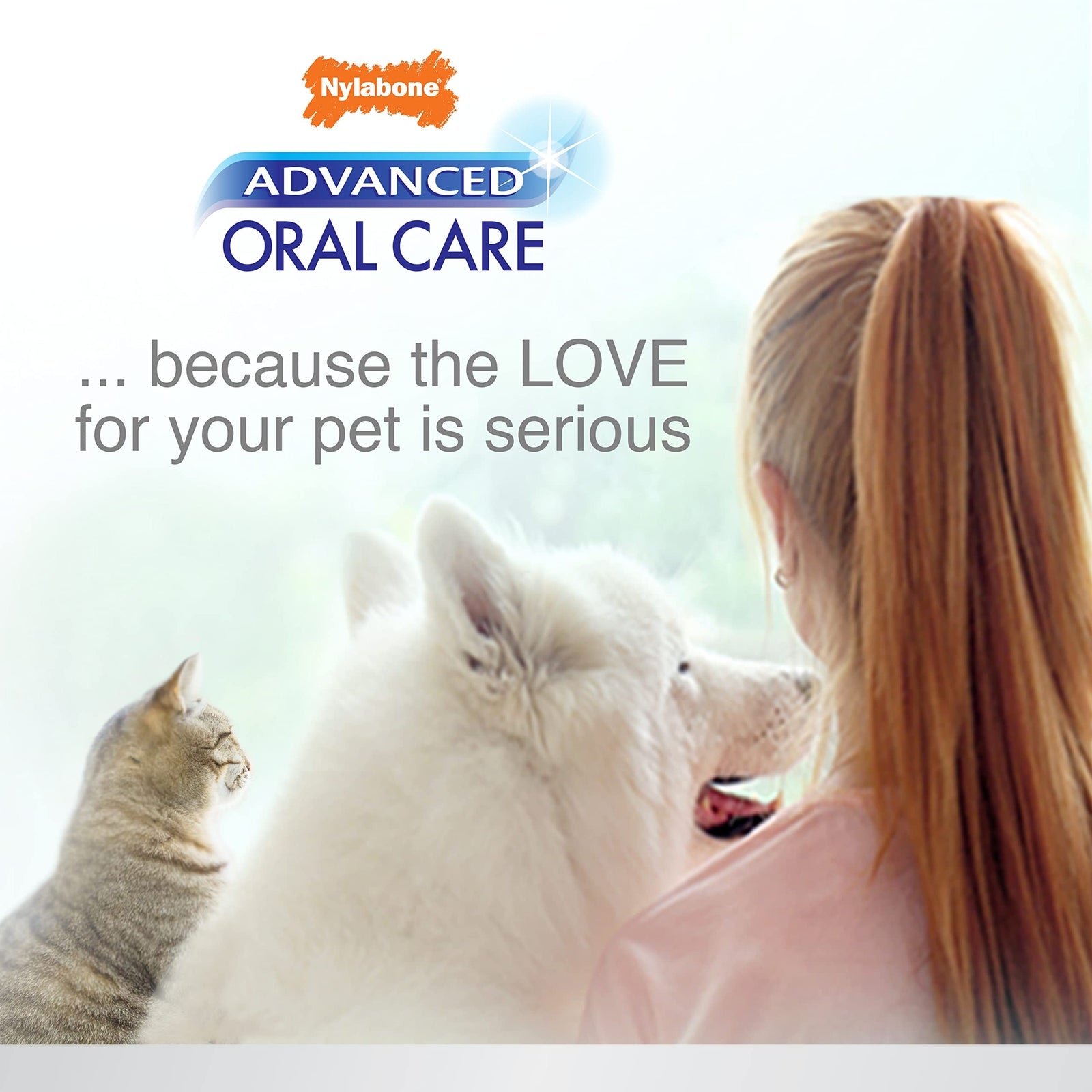 Nylabone Cat Toothbrush and Toothpaste Dental Care Kit for Fresh Breath